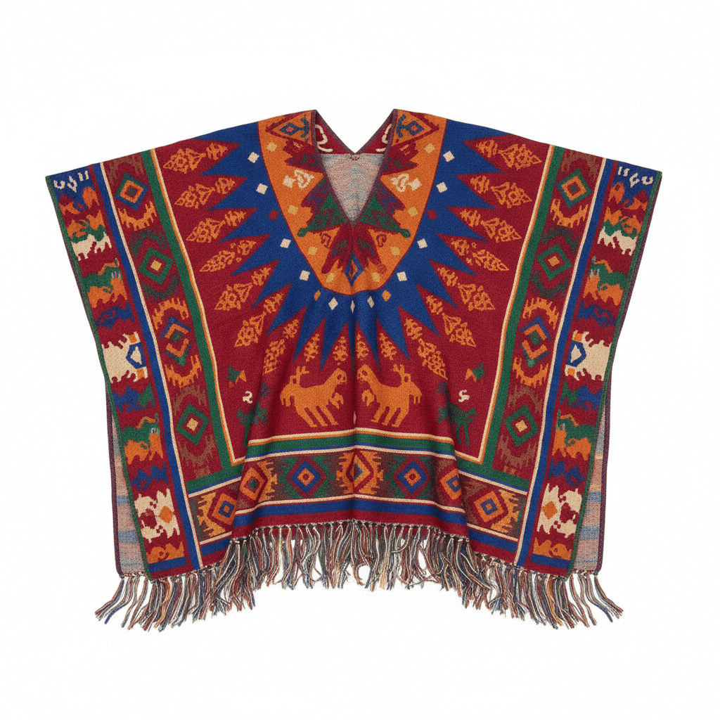 Mexican poncho shirts