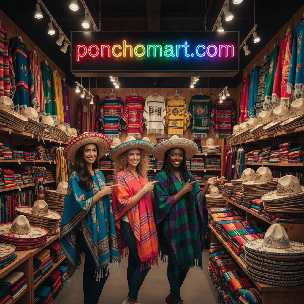 Sombrero a poncho hat