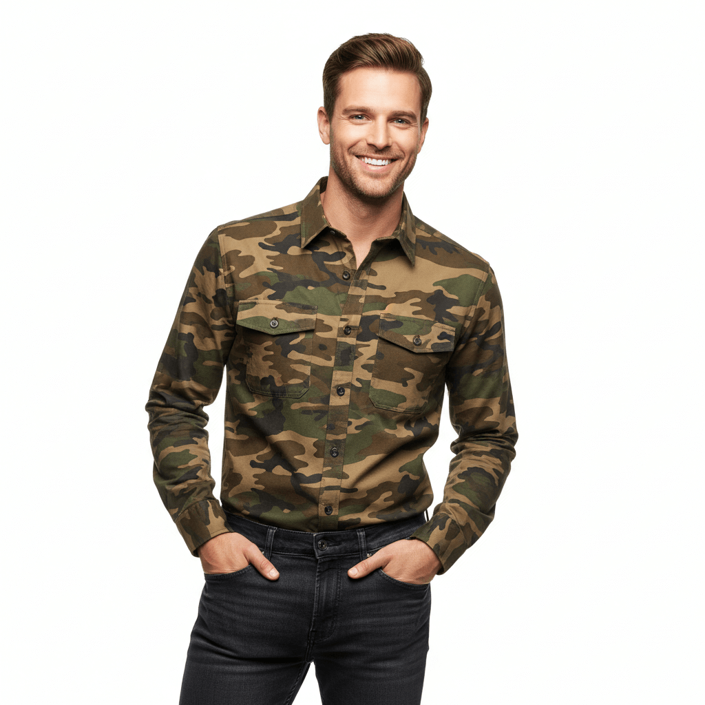 Poncho Camo Shirt