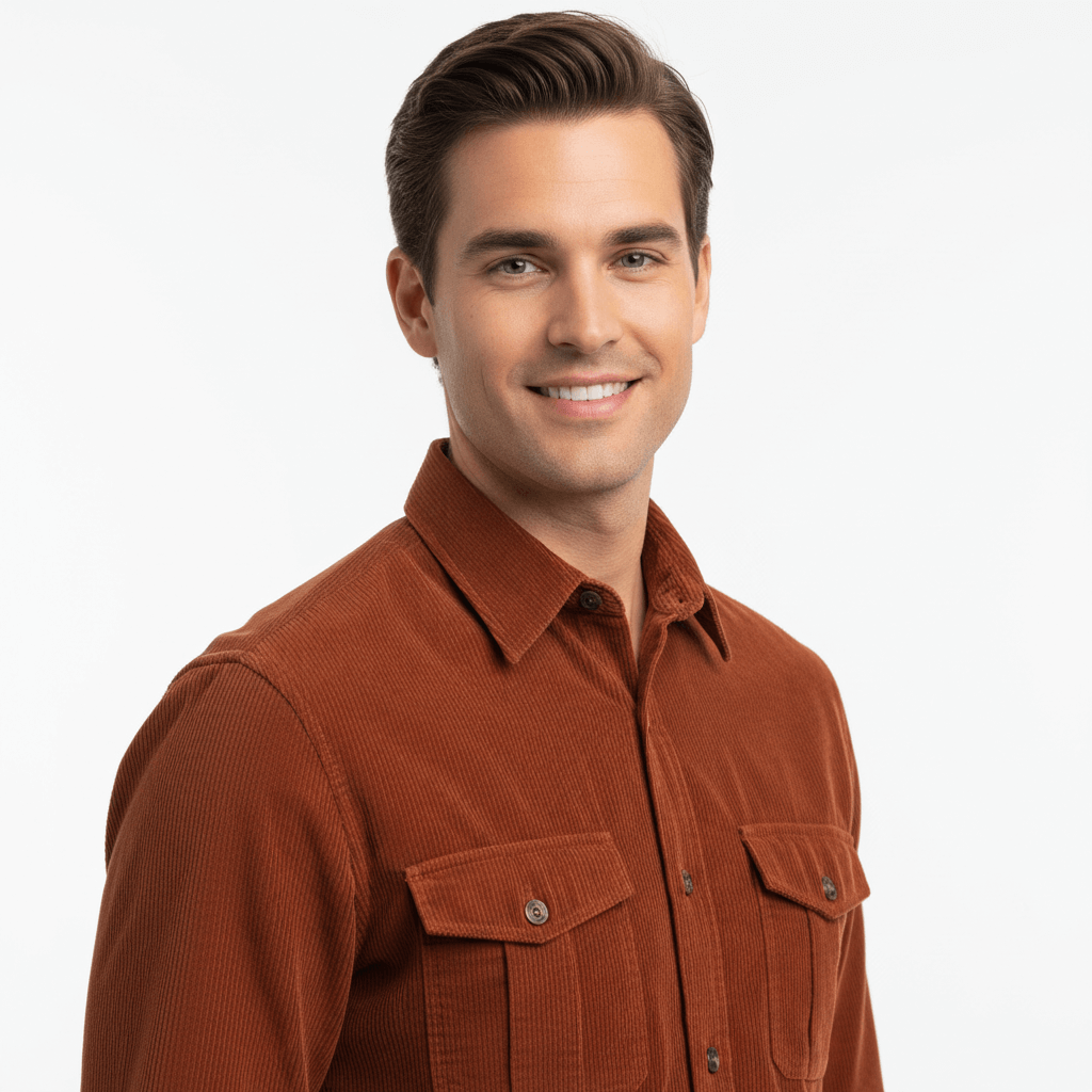 Poncho Corduroy Shirt